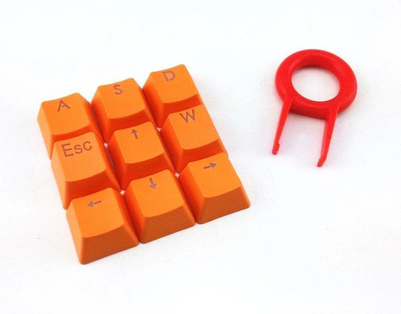 E-Element 9 key PBT Cherry MX Keycaps - Orange - أكسسوار لوحة مفاتيح